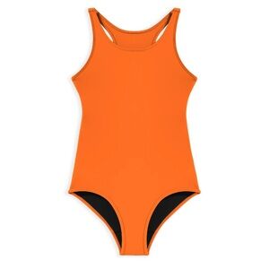 Vibrant Orange Beautikini One Piece Leakproof Menstrual Swimsuit
Sz Small NWOT